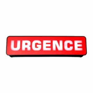 Plaque Pare-Soleil URGENCE - Lumineuse