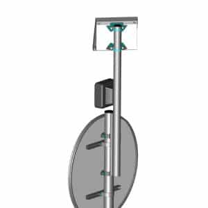 Kit d'adaptation pour poteau existant