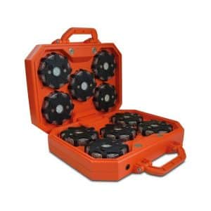 Mallette de 10 Balises Lumineuses NAVSTAR 3 Couleurs et Synchronisées