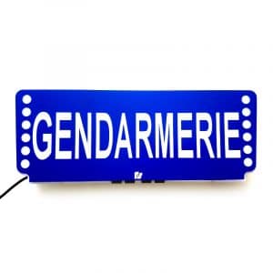 Clip Pare-Soleil FSX Gendarmerie - Lumineux avec feux à éclats