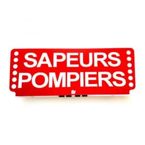 Clip Pare-Soleil FSX Sapeurs-Pompiers - Lumineux avec feux à éclats
