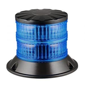 Gyrophare XB - 24 LEDs - Bleu - Fixation permanente