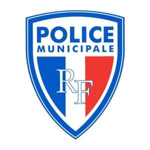 Format Sérigraphie Police Municipale - Ecusson Latéral (230 x 300 mm)
