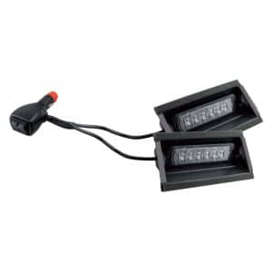 Kit de 2 feux de pare-brise L52 avec prise AC - Fixation par velcro