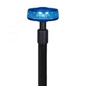 Mât moto CO400 - 15 LEDs - Bleu