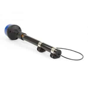 Mât moto B16 - 8 LEDs - Bleu - Hauteur 677-1070 mm – Image 2