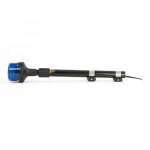 Mât moto B16 - 8 LEDs - Bleu - Hauteur 677-1070 mm – Image 3
