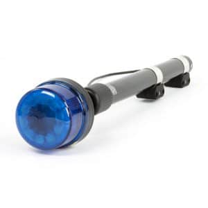 Mât moto B16 - 8 LEDs - Bleu - Hauteur 677-1070 mm – Image 4