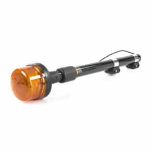 Mât moto B16 - 8 LEDs - Orange - Hauteur 677-1070 mm