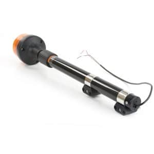 Mât moto B16 - 8 LEDs - Orange - Hauteur 677-1070 mm – Image 2