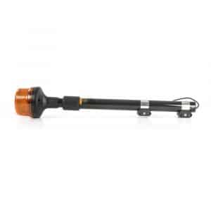 Mât moto B16 - 8 LEDs - Orange - Hauteur 677-1070 mm – Image 3
