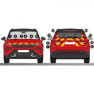 Kit Jaune-Rouge Partiel - SKODA Elroq (2024)