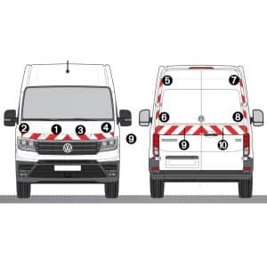 Kit Rouge-Blanc CL. A Standard - VW Crafter H2/H3 (2016)
