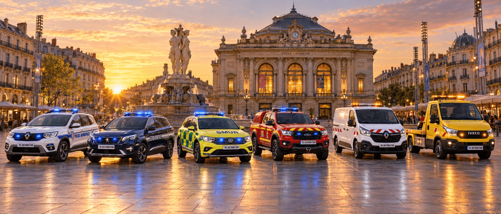 RAS Distribution vend et installe les equipements de securite et signalisation pour vehicules professionnels